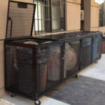 CONTENEDOR PARA BASURA DE METAL DESPLEGADO EN ROLLO-Grudisa